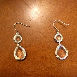 Ippolita Drop Sterling Silver/Quartz Earrings
